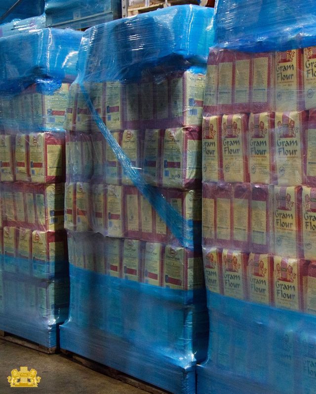 And off it goes. #ViraniGramFlour is ready to be shipped all over the UK for you to start cooking with 👩‍🍳 #ViraniGramFlour
